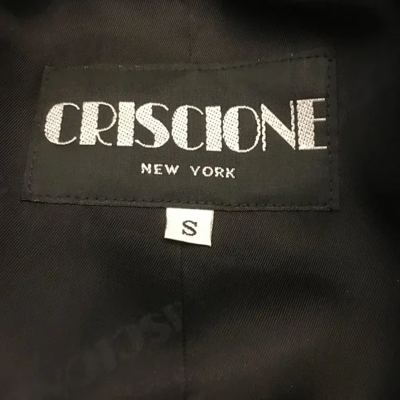 Vintage 80's CRISCIONE Rhinestone Embellished Jacket Blazer 🕺💎 - Picture 9 of 14